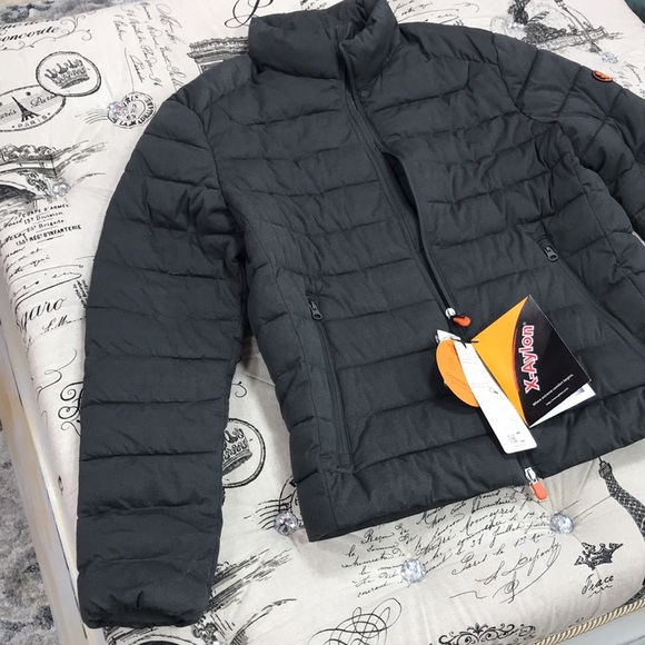 🎁 Save The Duck Stretch Heathered Puffer Jacket Mens - Picture 4 of 16